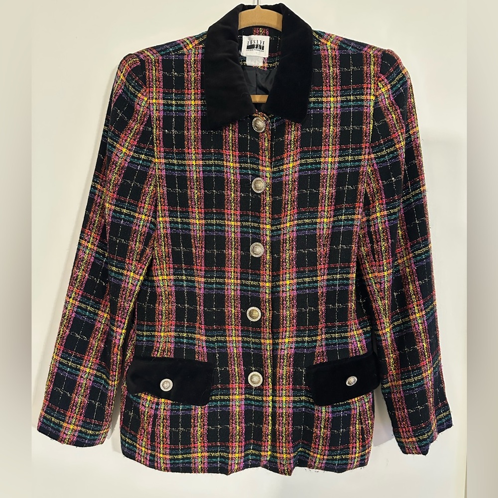 Leslie Fay Blazer Size Medium- Read